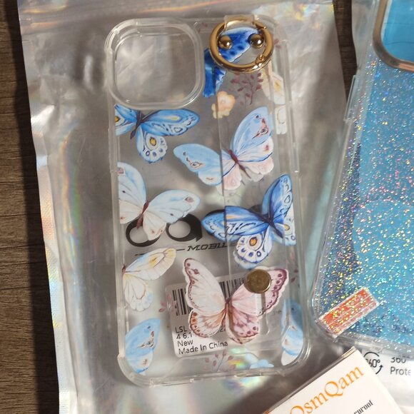 iPhone 14 6.1 Bundle - 2 iPhone Cases - 1 Pack of Lens covers - 1 Phone Adhesive - Picture 5 of 5